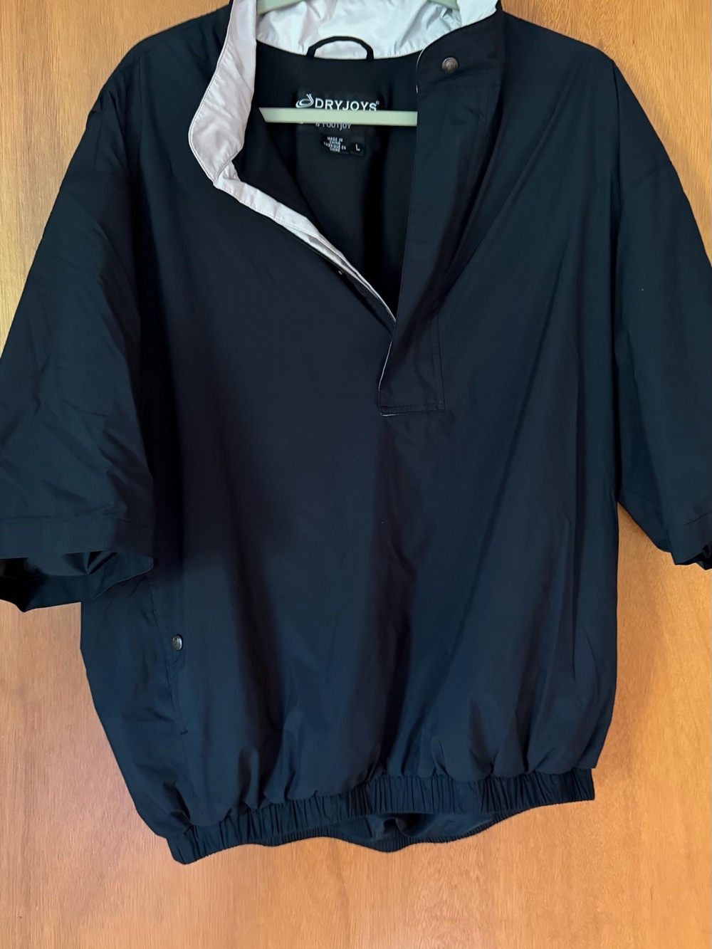 FootJoy Black Short-Sleeve Pullover